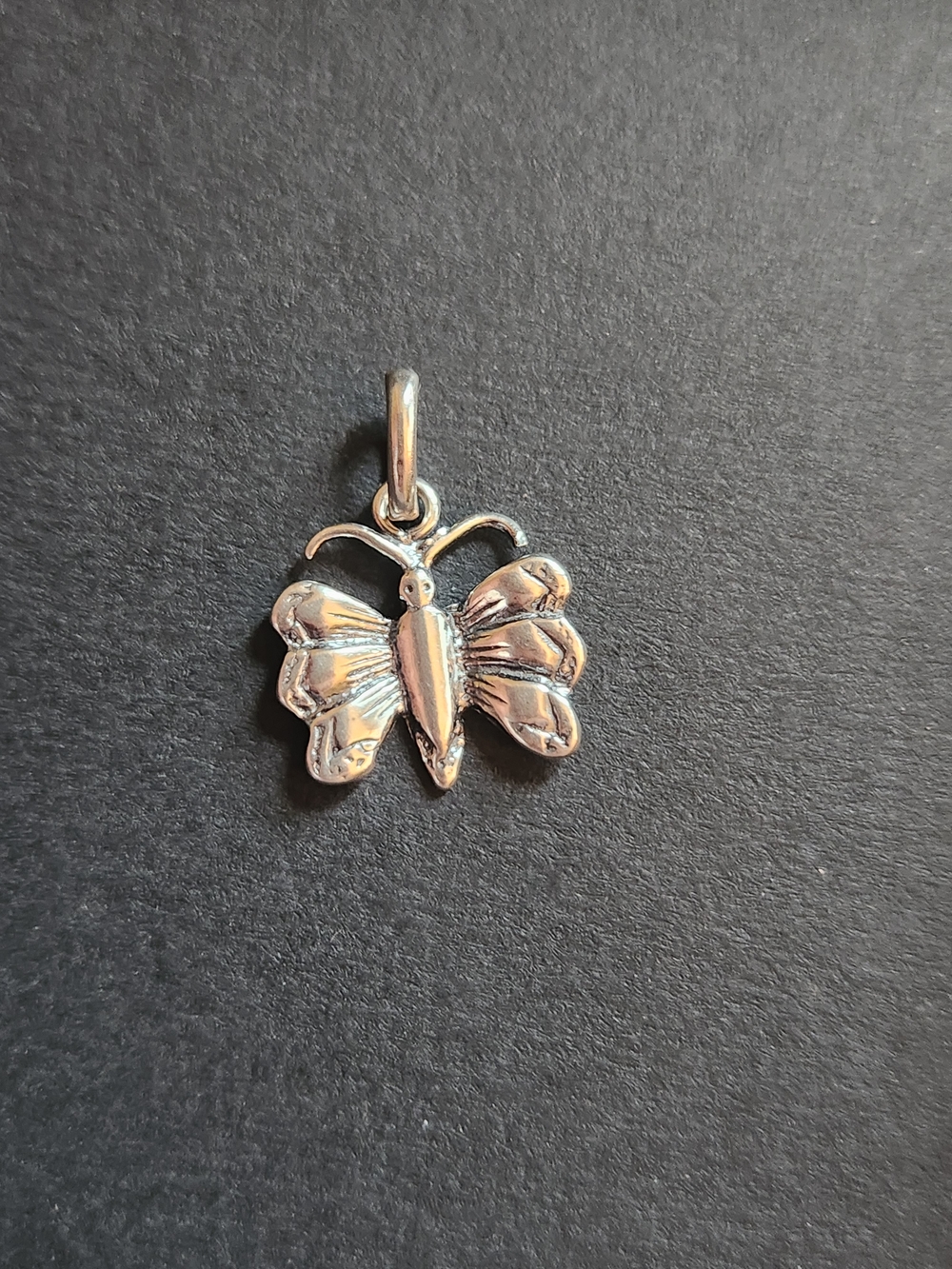 Sterling Silver 925 Butterfly Pendant - Silver, Small Dainty